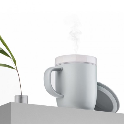 Customizable Ceramic Suction Coffee Mug with Spill-Proof Base